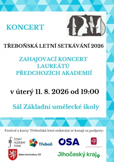 Třeboňská letní setkávání: Zahajovací koncert