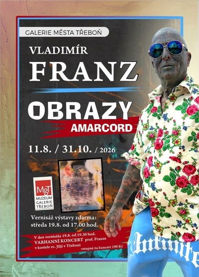 Vernisáž výstavy Amarcord s prof. Vladimírem Franzem