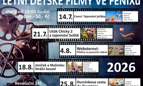 Letní dětské filmy 2026