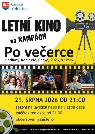 Letní kino na Rampách / Po večerce