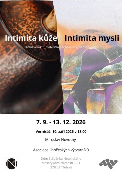 Vernisáž výstavy Intimita kůže/Intimita mysli