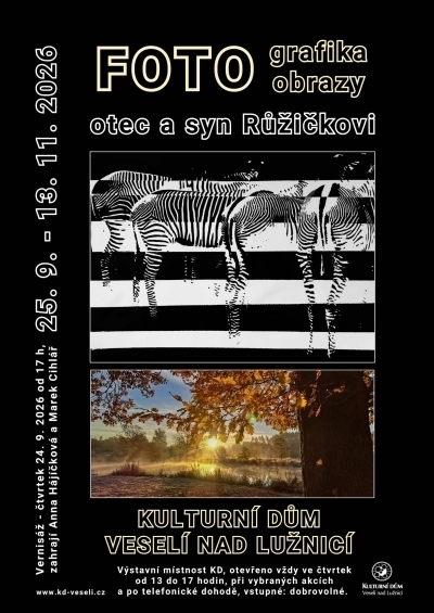 Výstava fotografií otce a syna