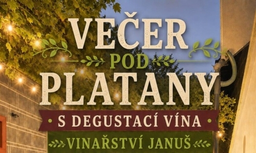 Večer pod platany s degustací vína