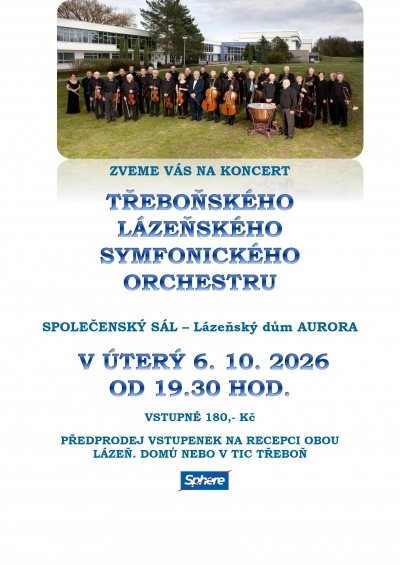 Koncert Třeboňského lázeňského symfonického orchestru