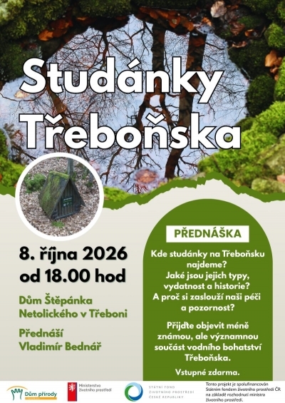 Přednáška: Studánky Třeboňska
