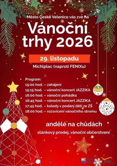 Vánoční trhy 2026 V Českých Velenicích!