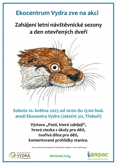 Zahájení sezóny Ekocentra Vydra