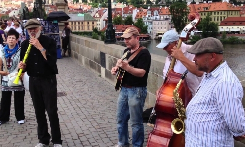 Charles Bridge swing band