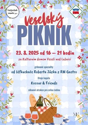 Piknik ve Veselí nad Lužnicí