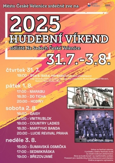 Hudební víkend 2025