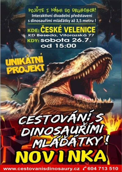 Cestování s dinosauřími mláďátky