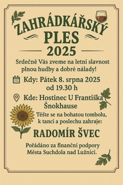 Zahrádkářský ples