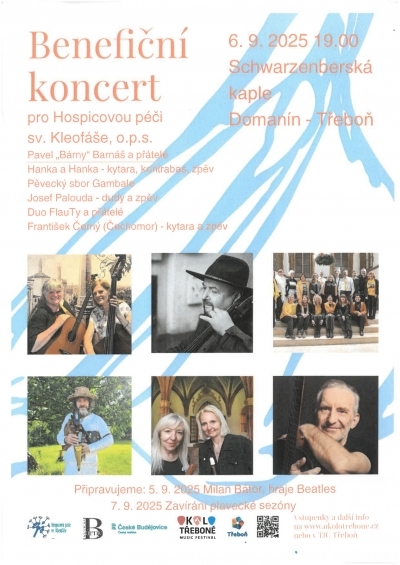 Benefiční koncert pro Hospicovou péči sv. Kleofáše