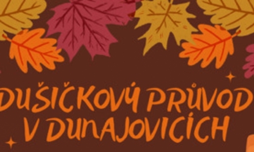 Dušičkový průvod v Dunajovicích