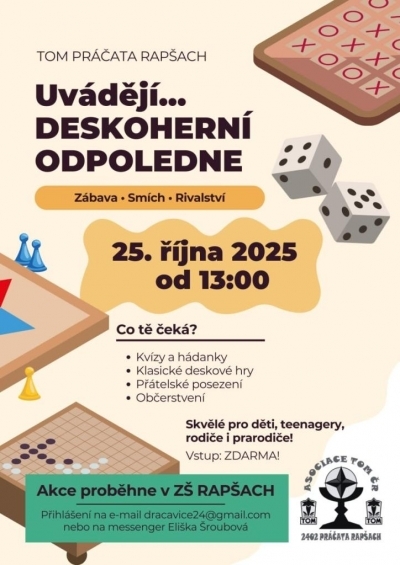 Deskové odpoledne pro všechny