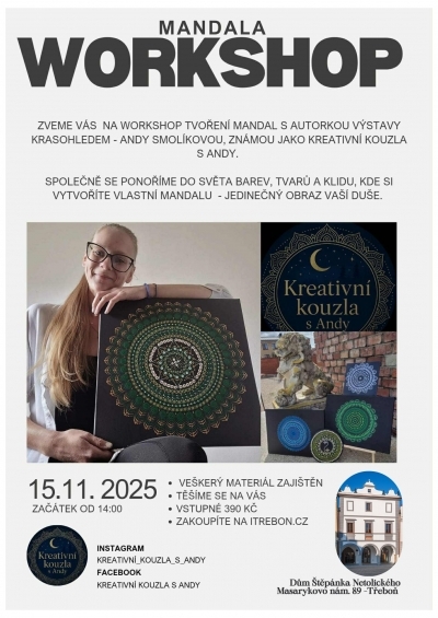 Workshop tvoření Mandal s Andy Smolíkovou