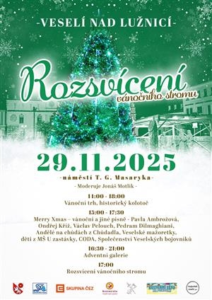 Rozsvícení vánočního stromu