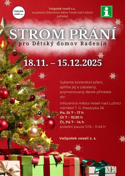 Strom přání pro dětský domov Radenín