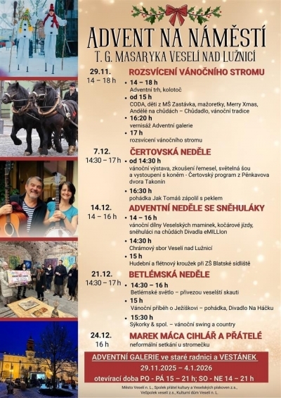 Advent na náměstí T. G. Masaryka