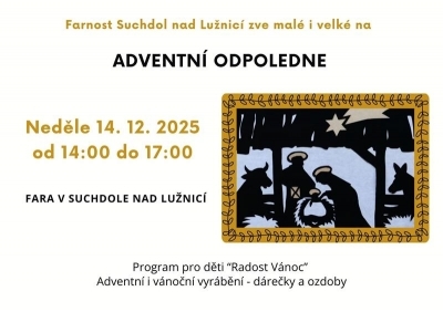 Adventní odpoledne na faře