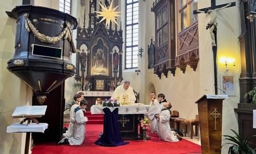 „Půlnoční“ mše v Suchdole