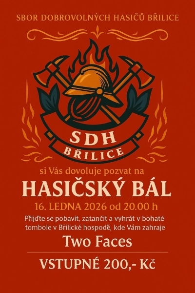 Hasičský bál Břilice
