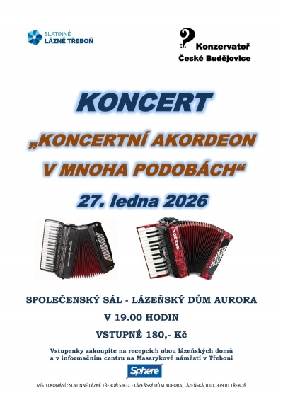 Koncertní akordeon v mnoha podobách
