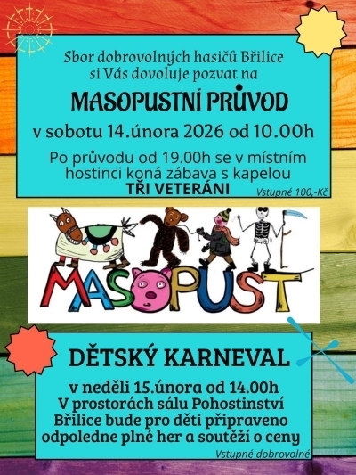 Dětský karneval Břilice