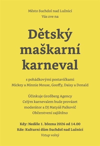 Dětský maškarní karneval