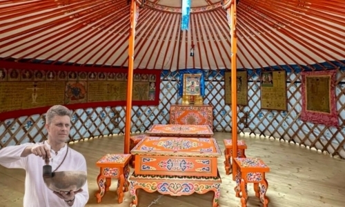 Zvuková lázeň v jurtě