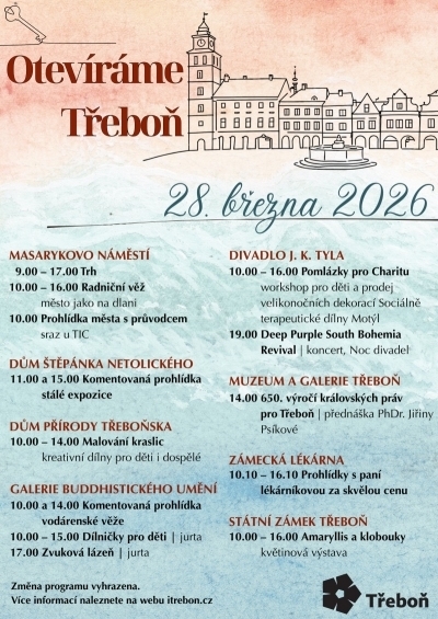 Otevíráme Třeboň