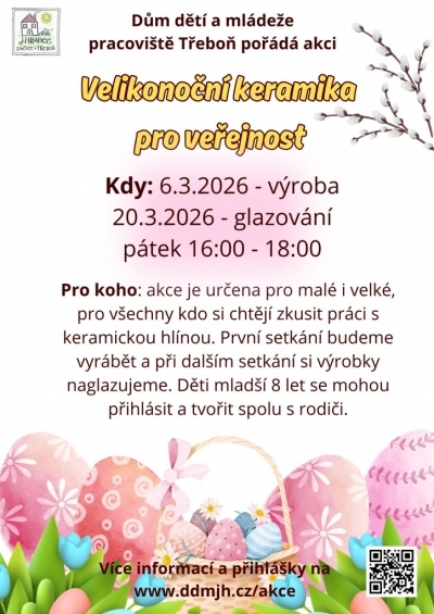 Velikonoční keramika pro veřejnost