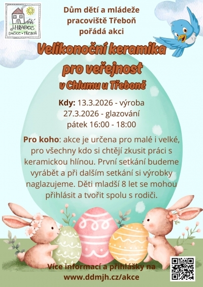 Velikonoční keramika pro veřejnost