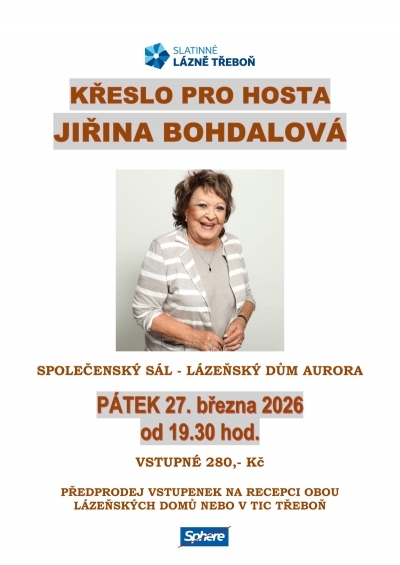 Křeslo pro hosta: Jiřina Bohdalová