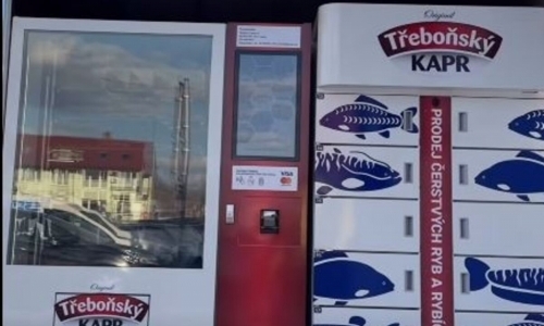 Slavnostní spuštění prodejních automatů ryb