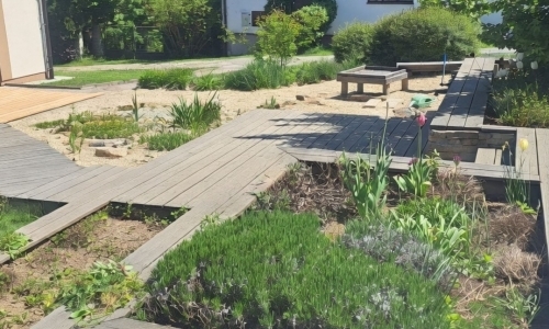 Úklid Dešťové zahrady