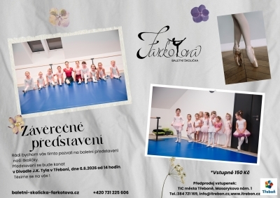 Závěrečné představení baletní školičky Farkotová