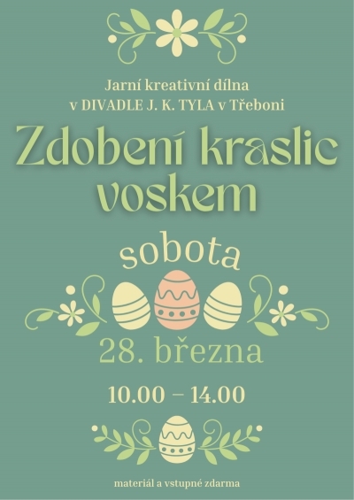 Zdobení velikonočních kraslic voskem