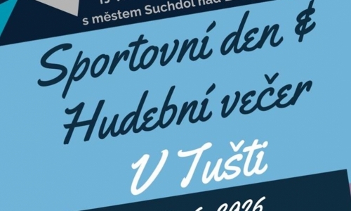 Sportovní den a Hudební večer v Tušti
