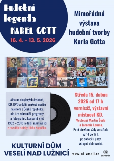 Hudební legenda Karel Gott - výstava