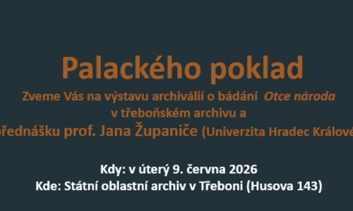 Mezinárodní den archivů: Palackého poklad