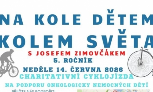 Na kole dětem kolem Světa 2026