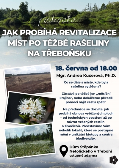 Jak probíhá revitalizace míst po těžbě rašeliny