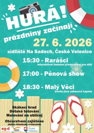 Hurá! Prázdniny začínají.
