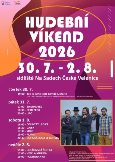 Hudební víkend 2026